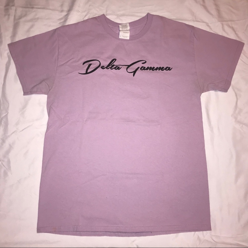 Lavender Short sleeve Delta Gamma T-shirt